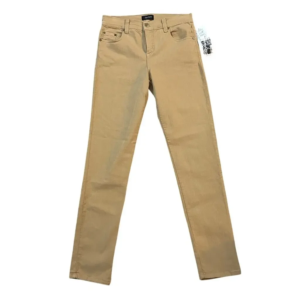 Karen Kane Zuma Twill Skinny Jeans Womens 10 Khaki Stretch Uniform Work Minimal